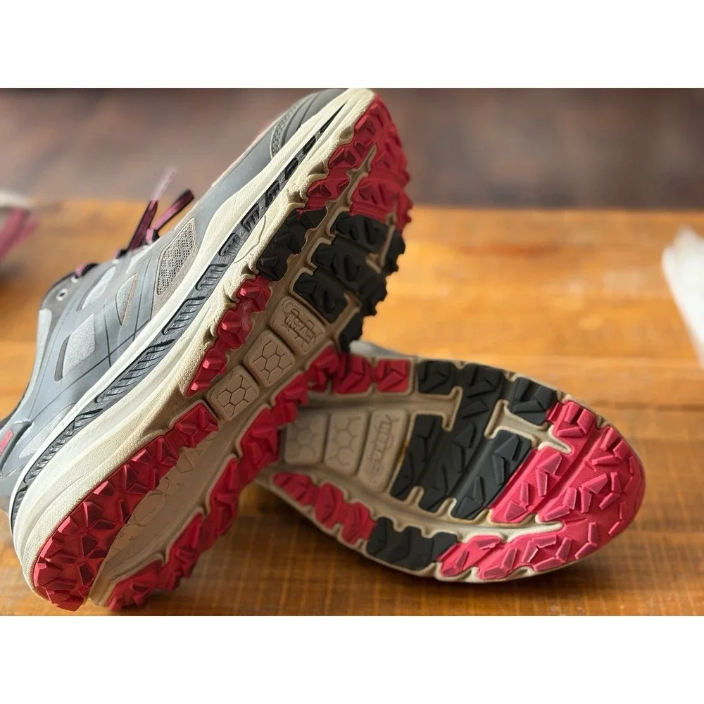 Women's Size 10.5- Hoka Stinson 3 Trail Running! Pink/Gray Comfort Outdoor